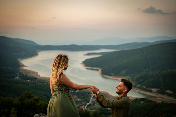Landscape photography of a proposal