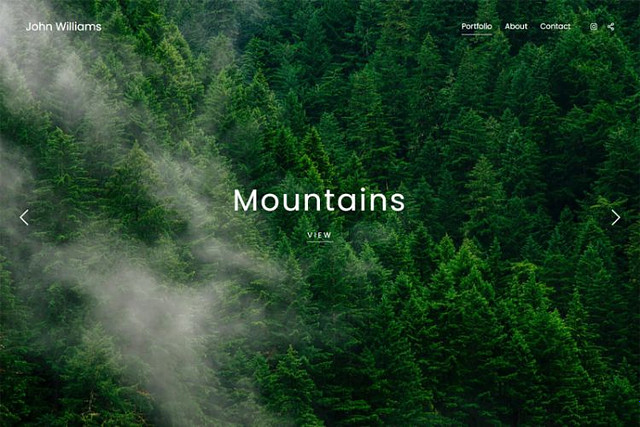 Forest - Pixpa Portfolio Website Templates