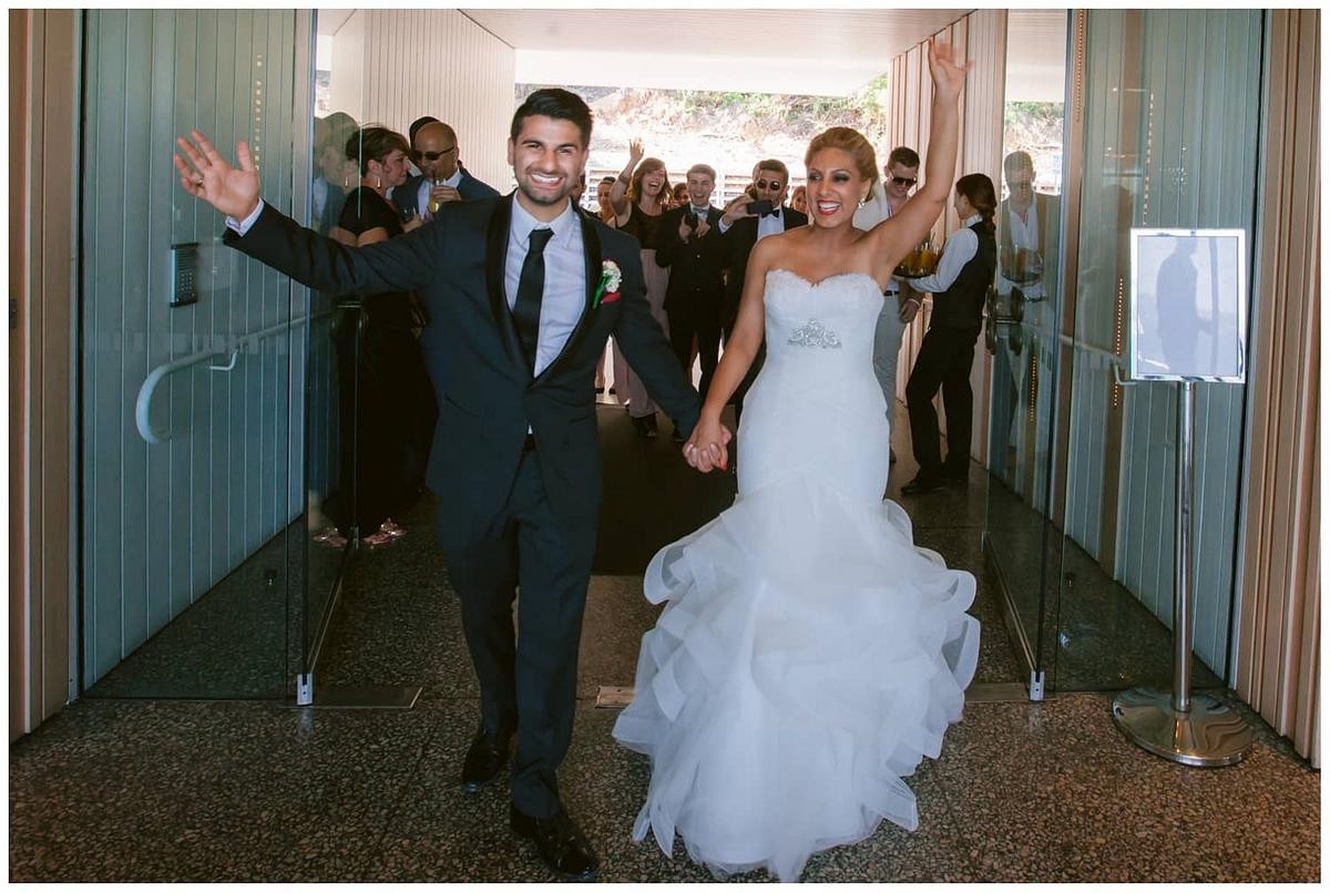 Bridal entrance at Sergeants Mess Mosman.
