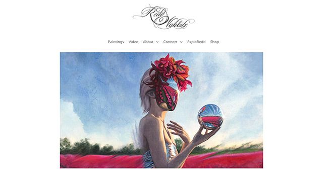 Redd Walitzki Inspirierende Maler-Website