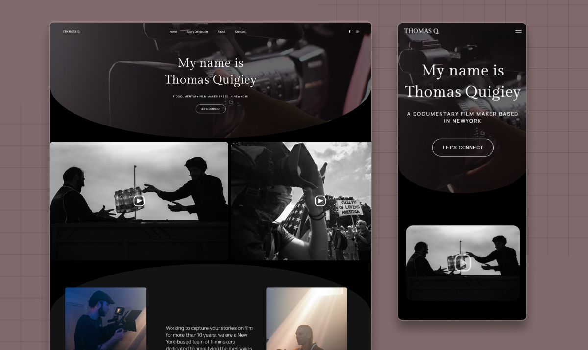Introducing Latitude, the new dark-themed template for videographers and filmmakers