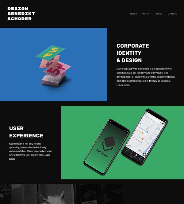 Benedikt Schoder Portfolio Website Examples