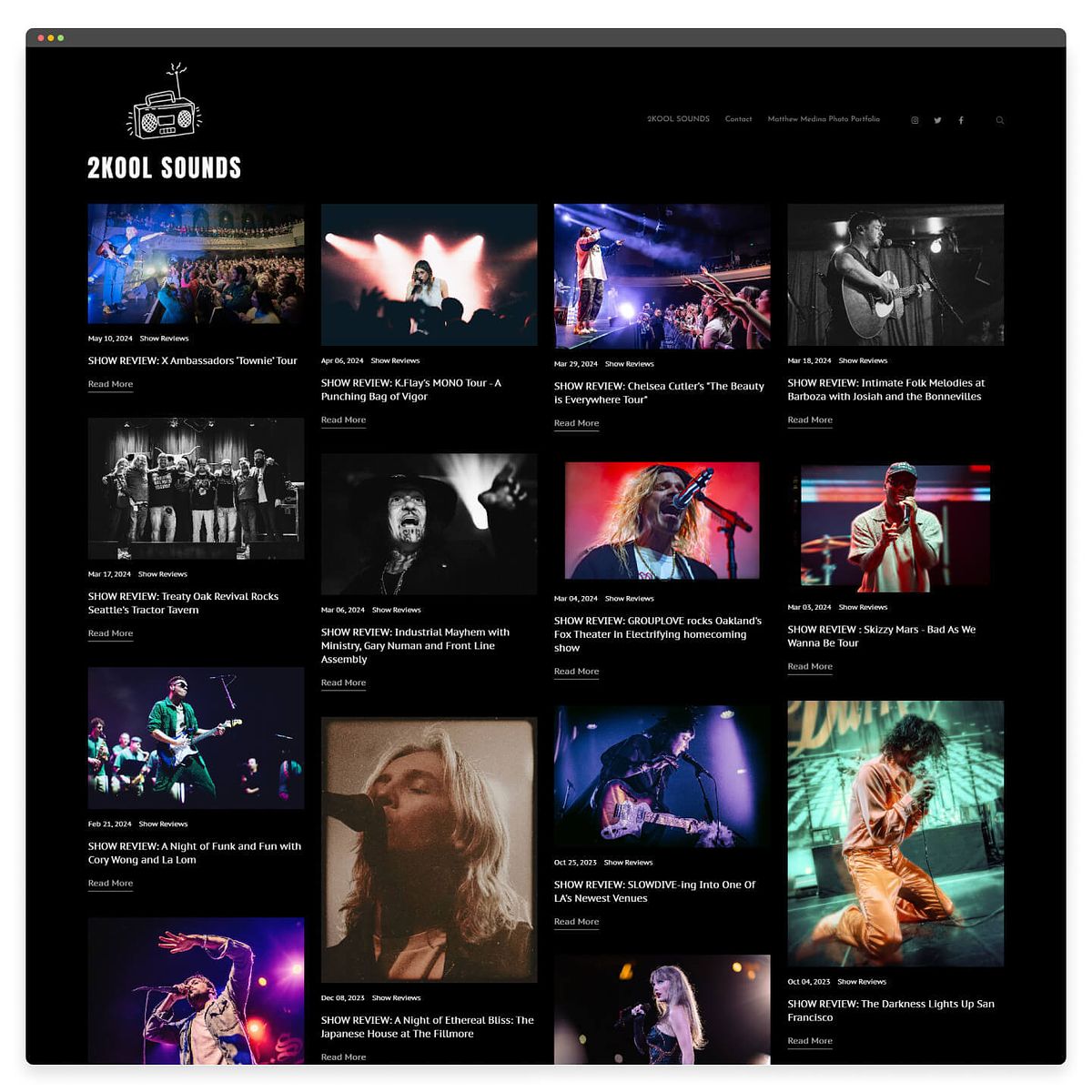 Die Musikblog-Website von 2KOOLSOUNDSS