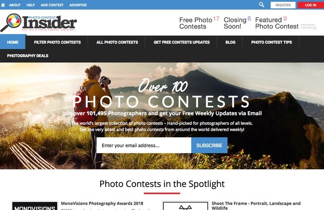 Insider do concurso de fotos