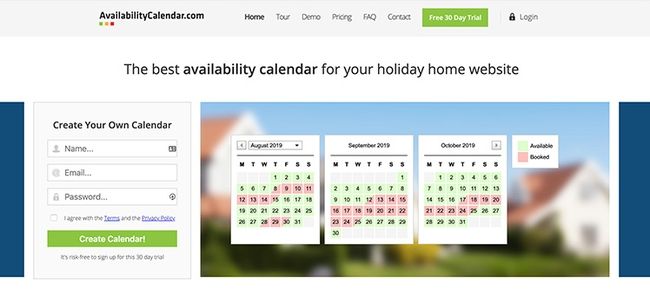 Calendario delle disponibilità App per la prenotazione e la programmazione