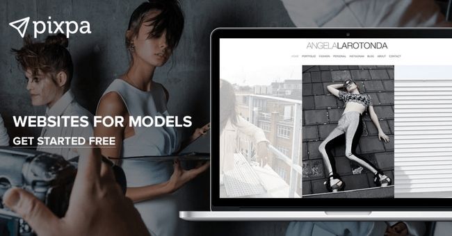 websites voor modellen Pixpa