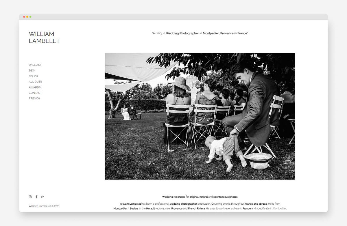 William Lambelet - Portfólio de fotógrafo em preto e branco